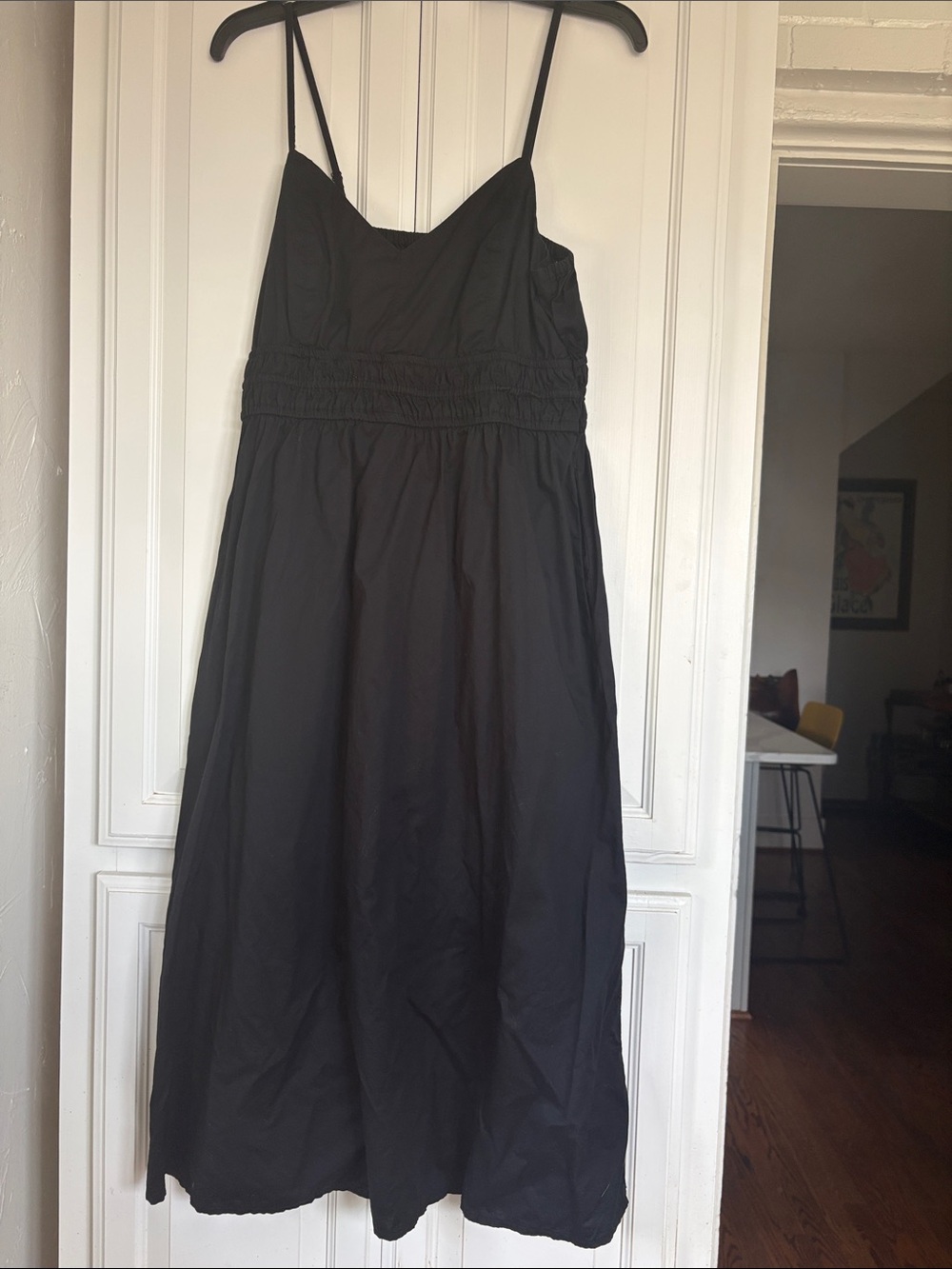Old Navy Black Spaghetti-Strap Midi Dress